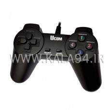 گیم پد UCOM UC205 / تک دسته / ساده بدون شوک / اتصال سیمی با درگاه USB / کیفیت بالا